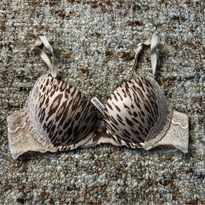 ❤️SOLD❤️Victoria Secret Animal Print Push-up Bra
